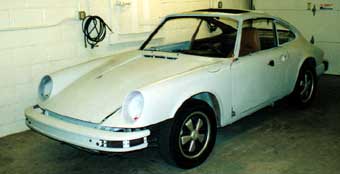 Porsche 911 before painting