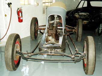 Front view of car