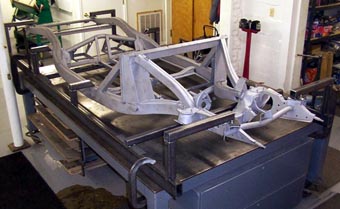 Chassis on table