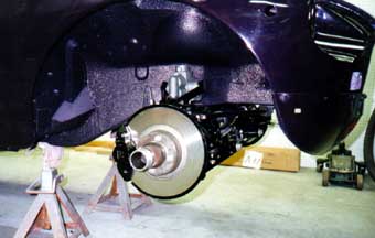 Rebuilt front suspension