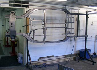 Chassis on stands